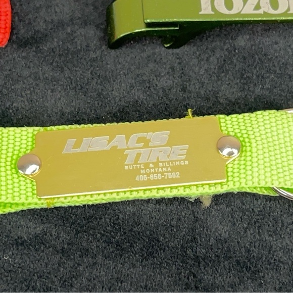 LOT OF 5 90’s VINTAGE KEY CHAINS COLORFUL SILVER - Picture 8 of 14